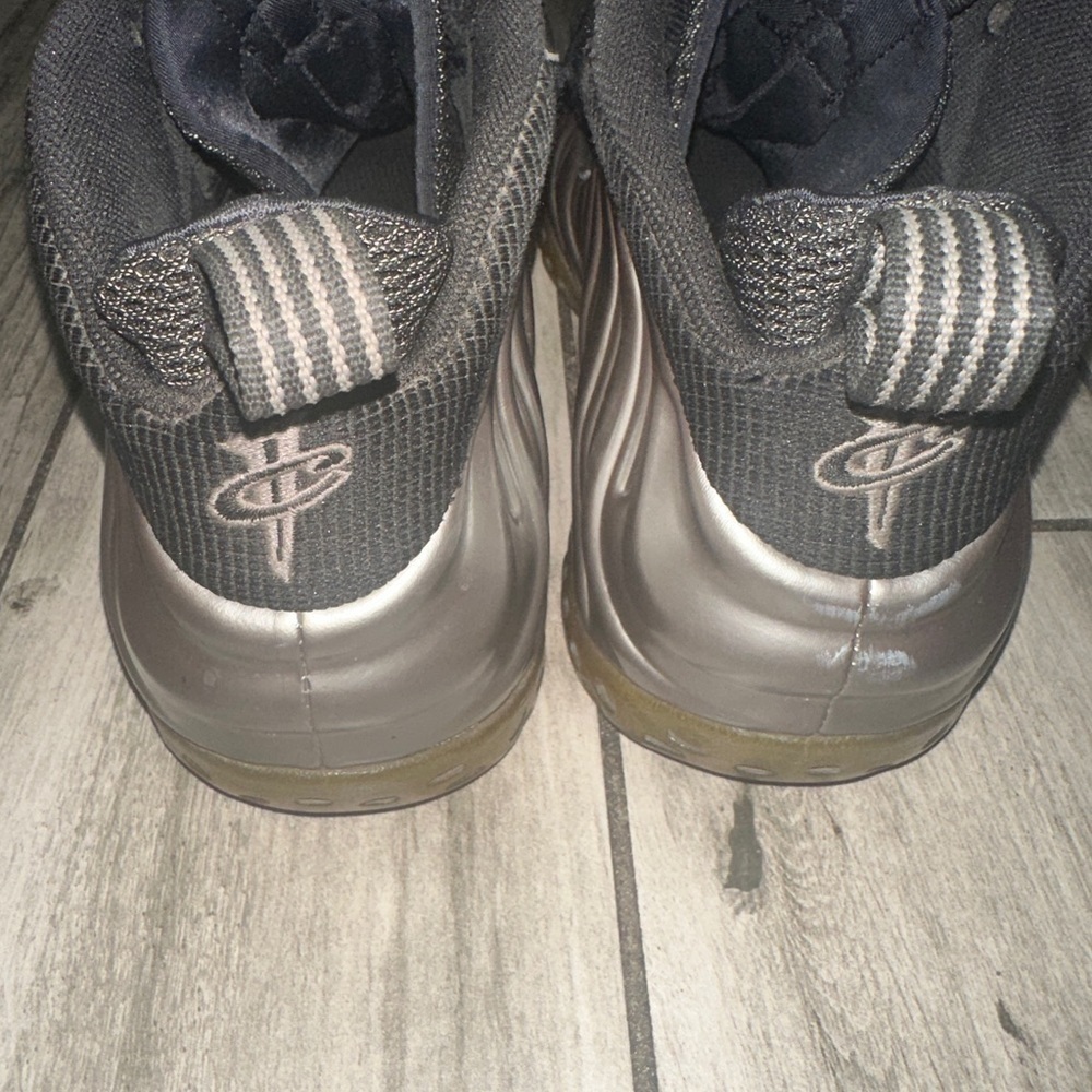 Nike Air Foamposite One Metallic Pewter Black Men SneakerShoes 314996-004 Size 9 - Picture 6 of 8